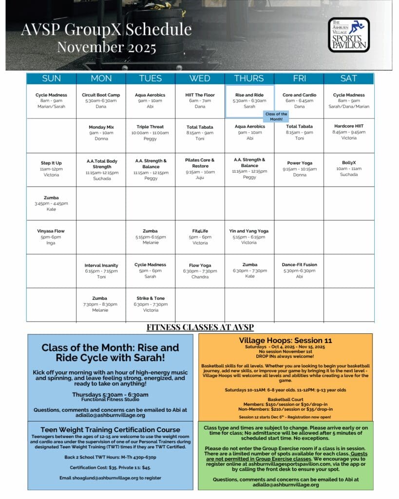 November Group Exercise